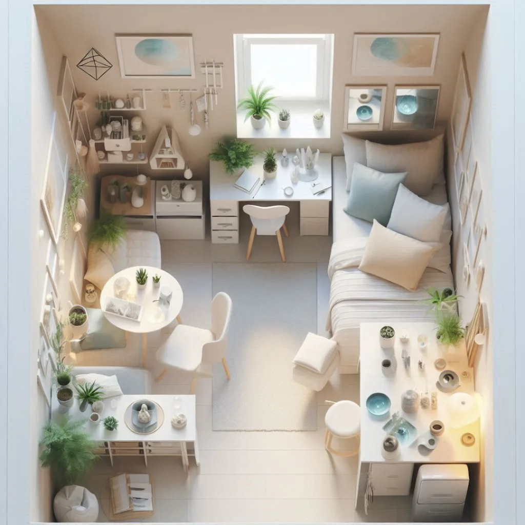 studio, petit appartement optimisé feng shui